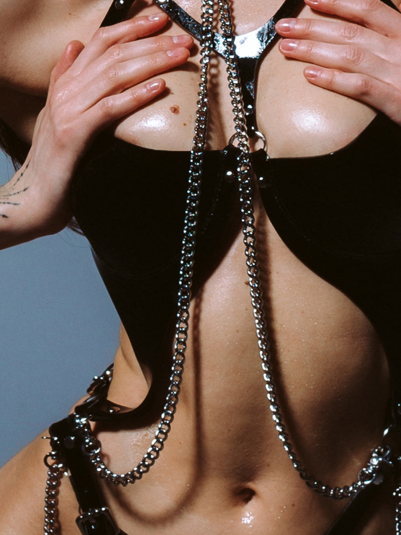 Gothyx® Eva Leather Harness