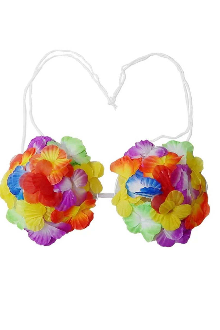 Hawaiian Flower Bra