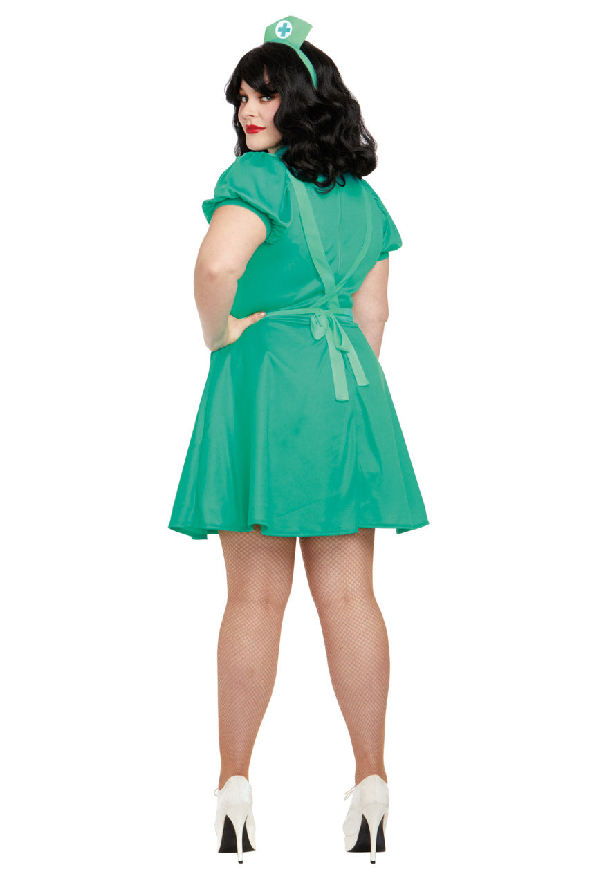 Plus Size Nursie Costume