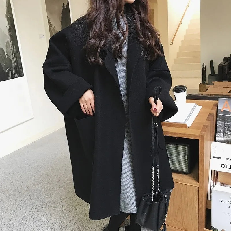 Women's Woolen Trench Coat