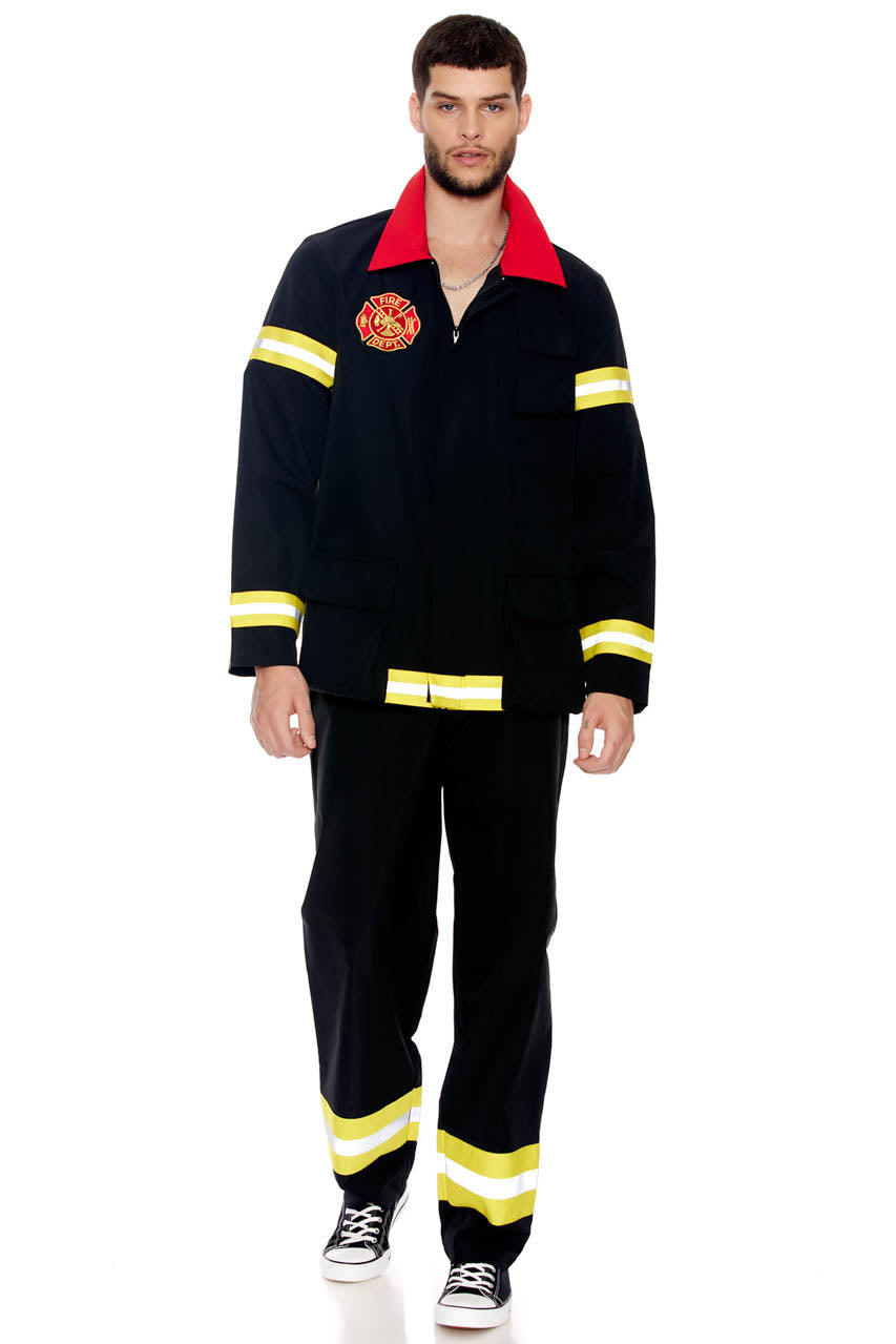Where's The Fire Men's Firefighter Costume