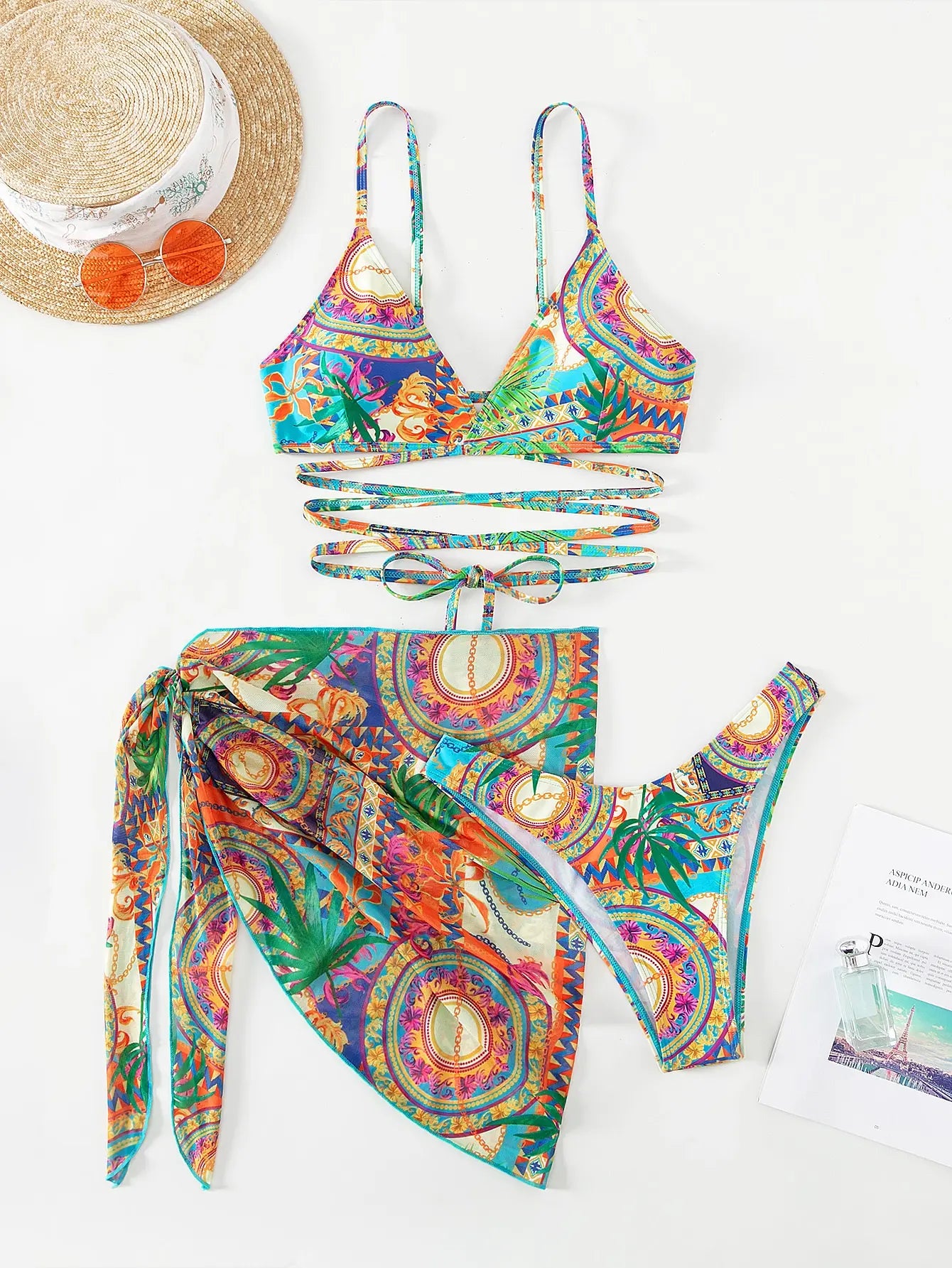 Boldessa® Kiss You Bye 3-Piece Bikini
