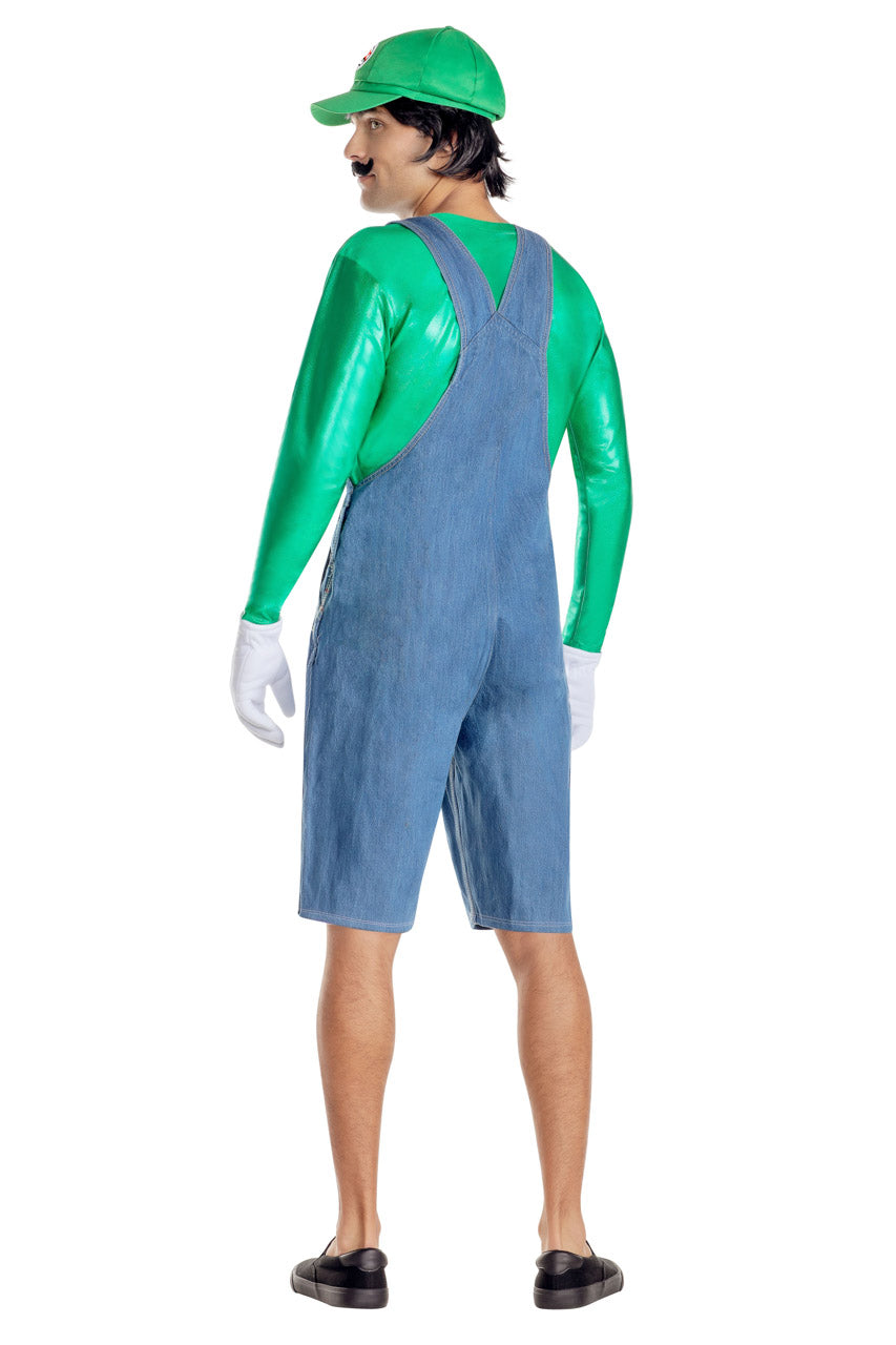 Men's Green Gamer Costume
