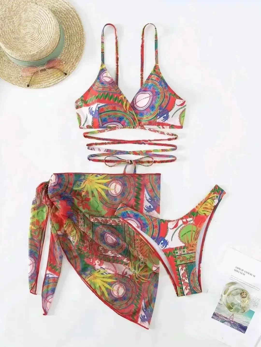 Boldessa® Kiss You Bye 3-Piece Bikini