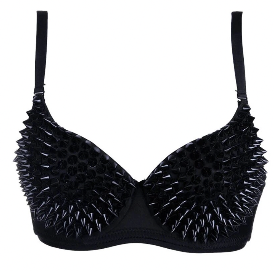 Black Moon Spiked Bra