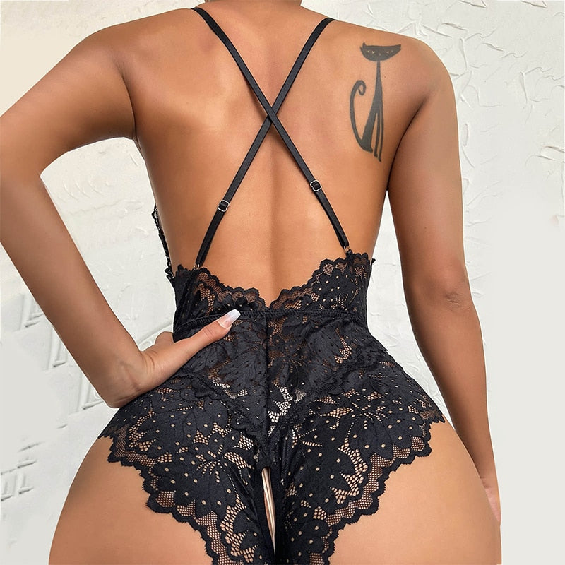 Gothyx® Midnight Tease Lace Bodysuit
