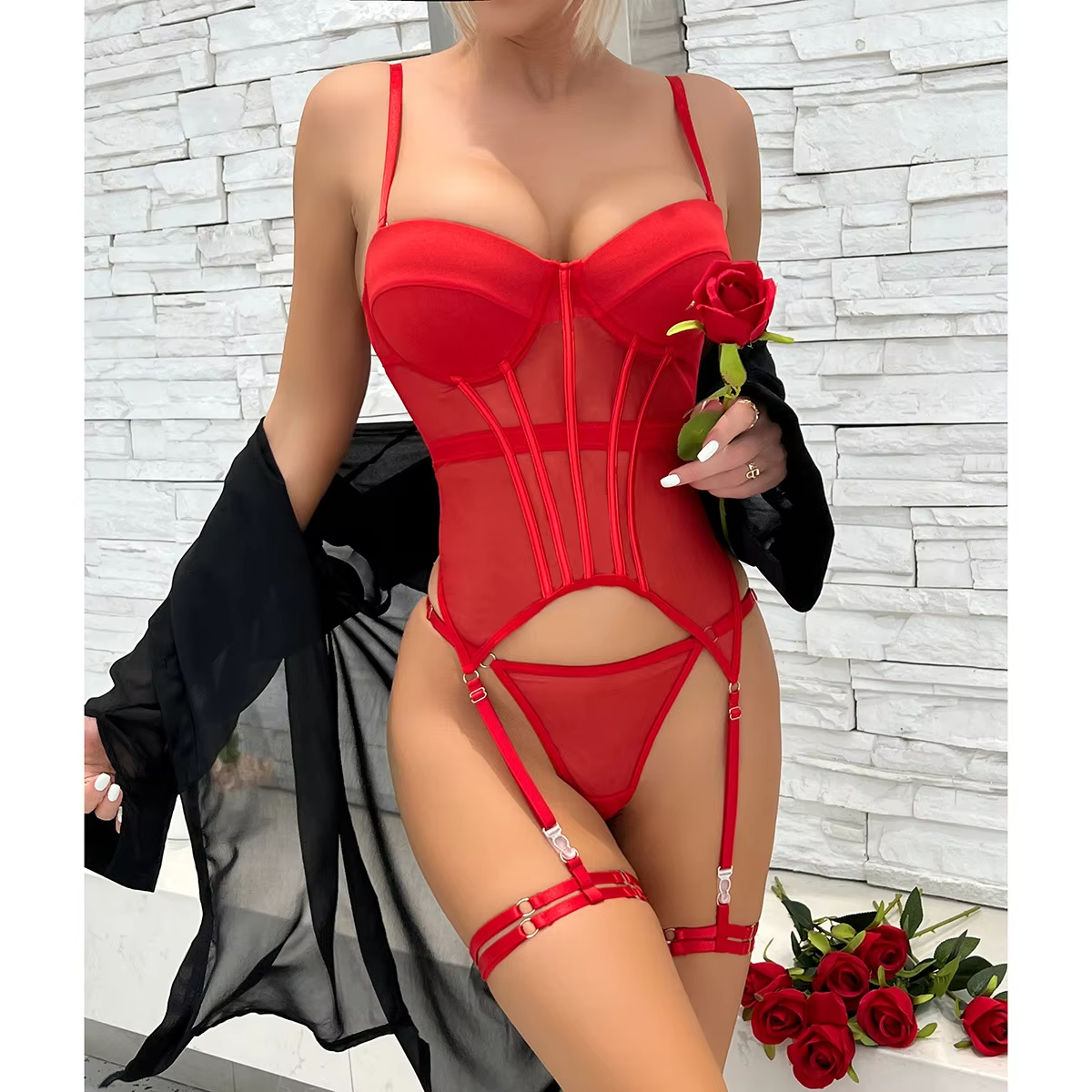 Boldessa® Midnight Desire Lingerie Set