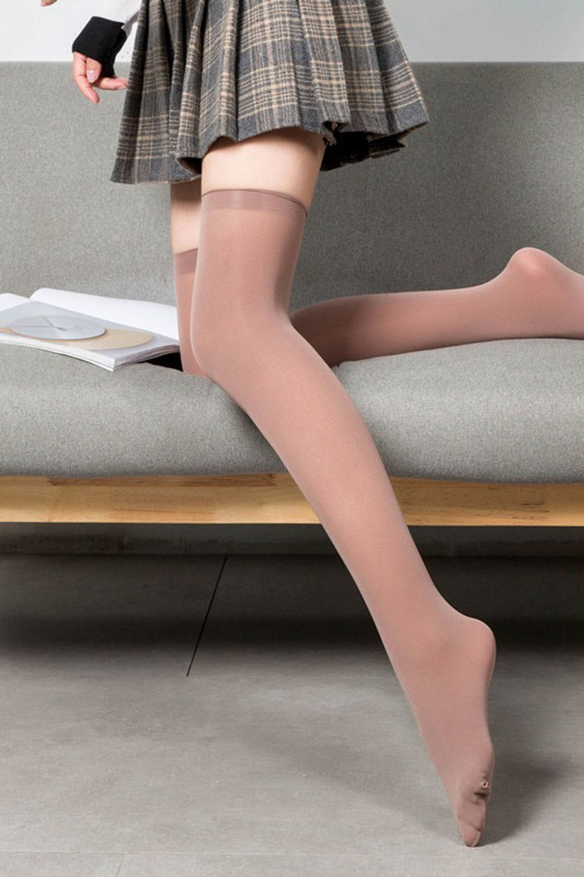 Basic Opaque Thigh Highs
