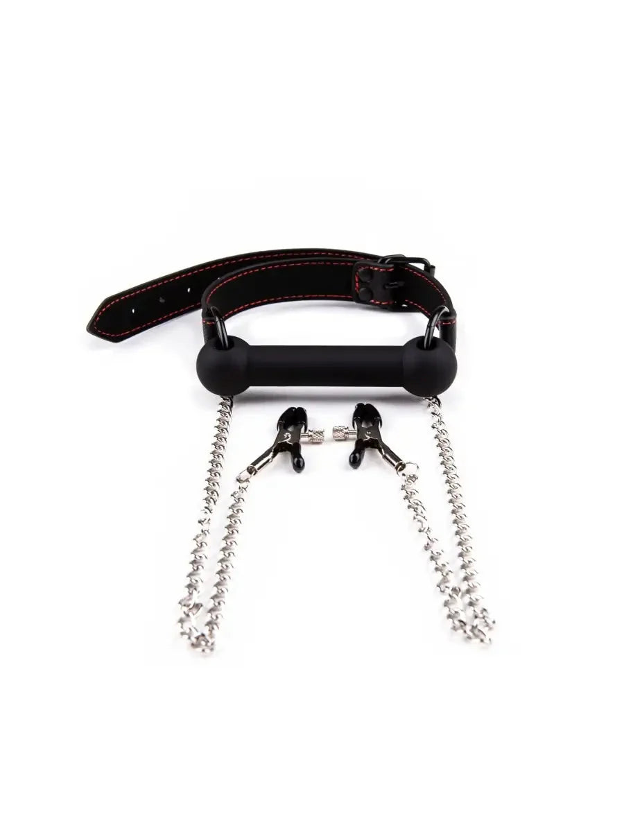 Snaffle Gag with Clamp