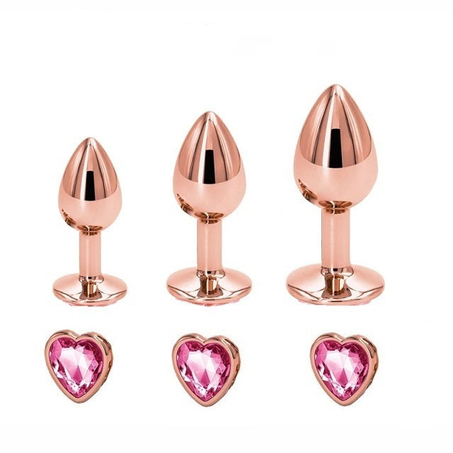 Rose Gold Tush Stimulator - Set of 3