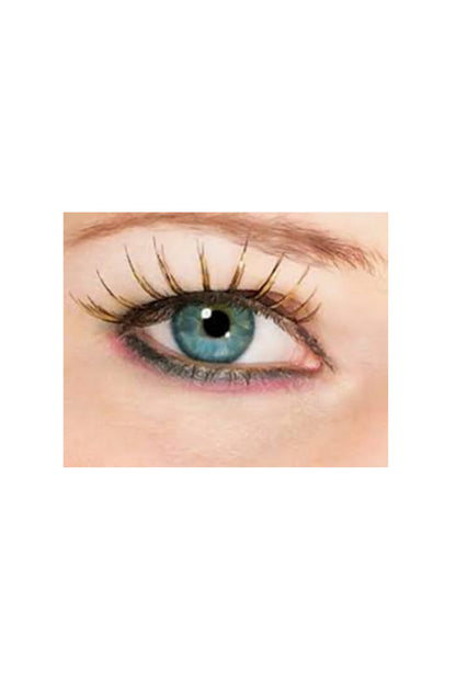 Gold &amp; Black Fake Eyelashes