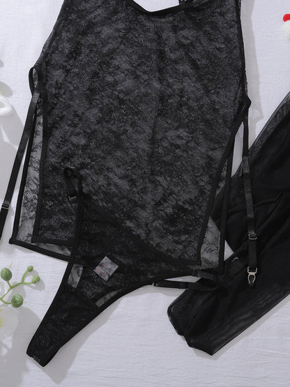 Valentine Stocking Lingerie Set
