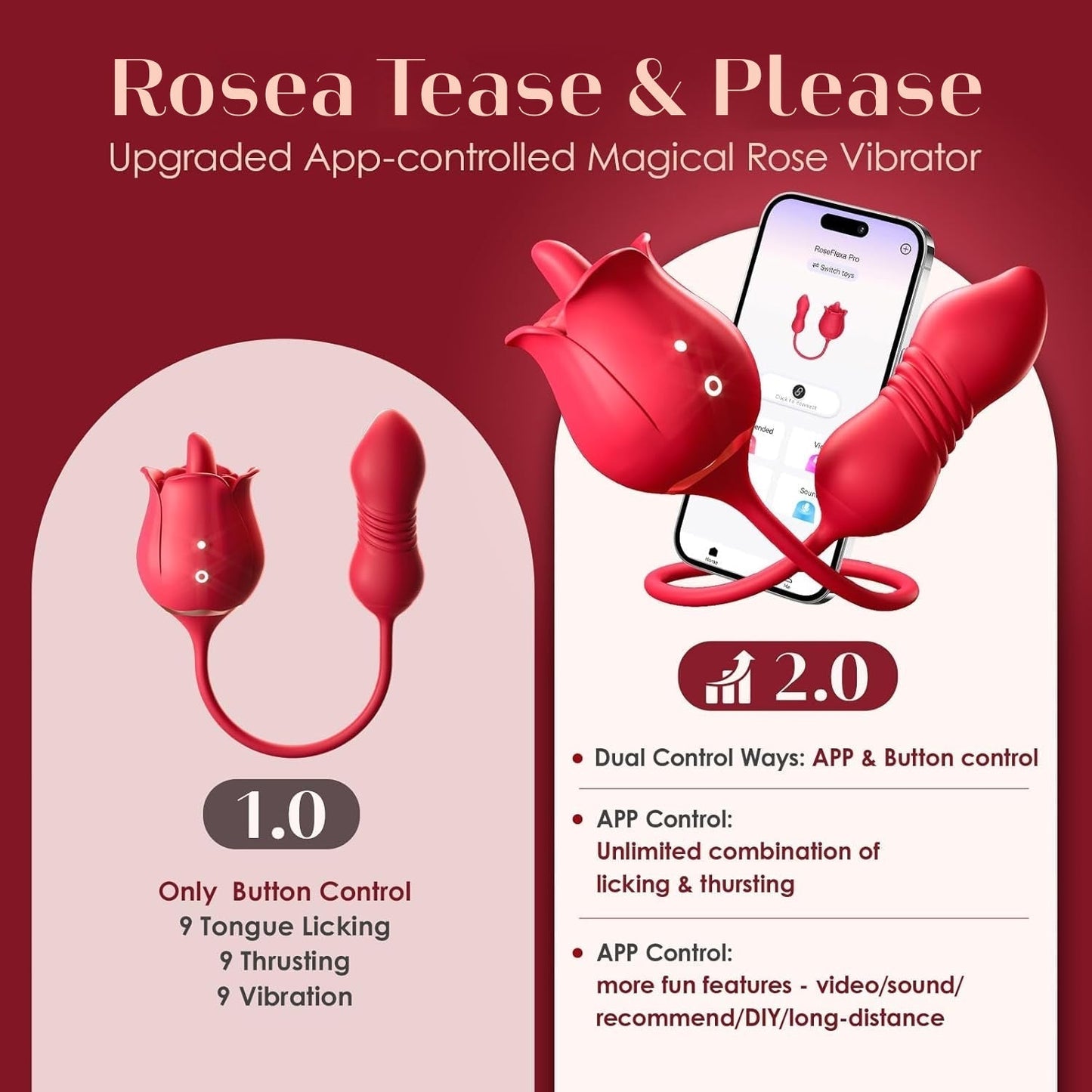 💥 2025 Limited 70% OFF 💦 ROSEA Tease & Please Suptruck Vibrator