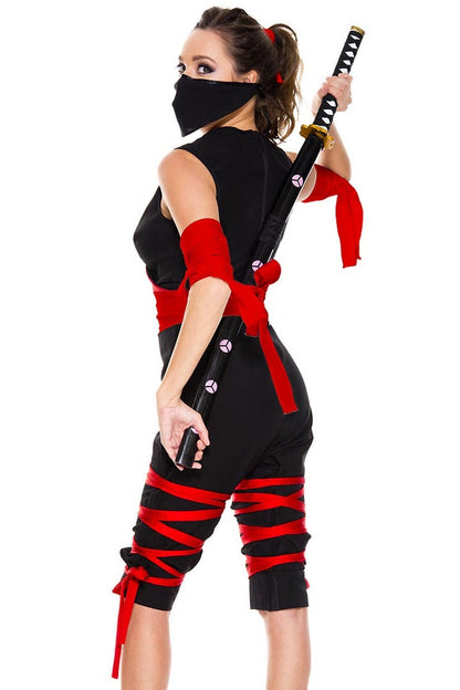 Fierce Red Ninja Costume