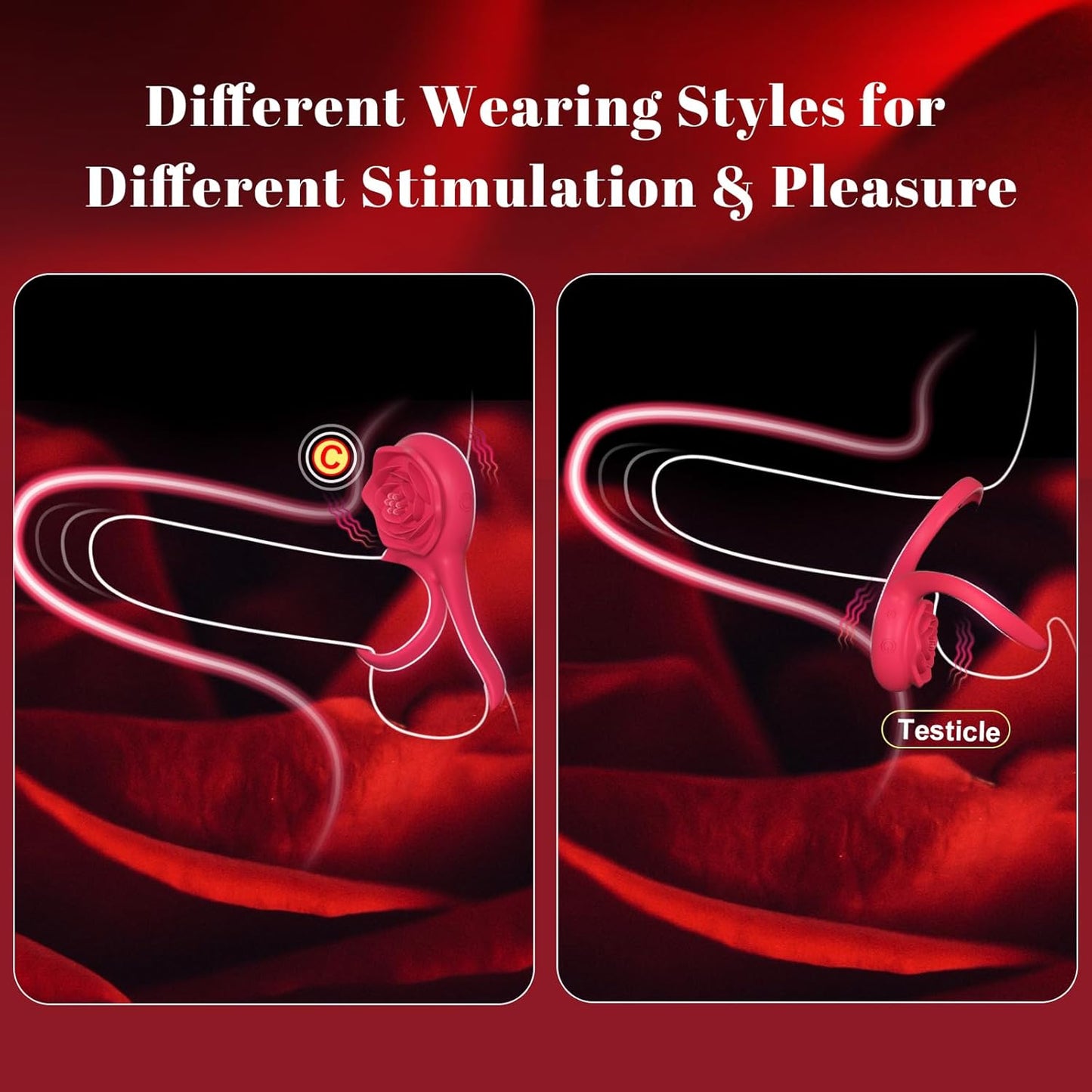 💥 2025 Limited 70% OFF 💦 ROSELINK Suptruck Kiwinet® 3 in 1 Dual Ring Rose Vibrator