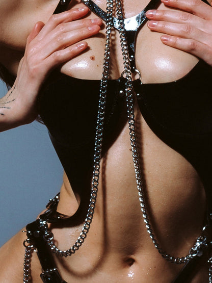 Gothyx® Eva Leather Harness