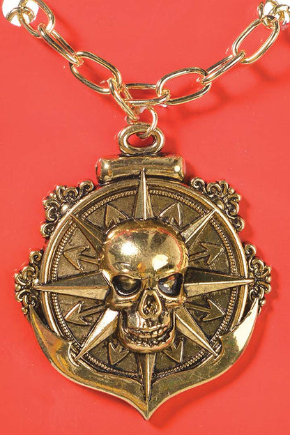 Pirate Medallion Necklace