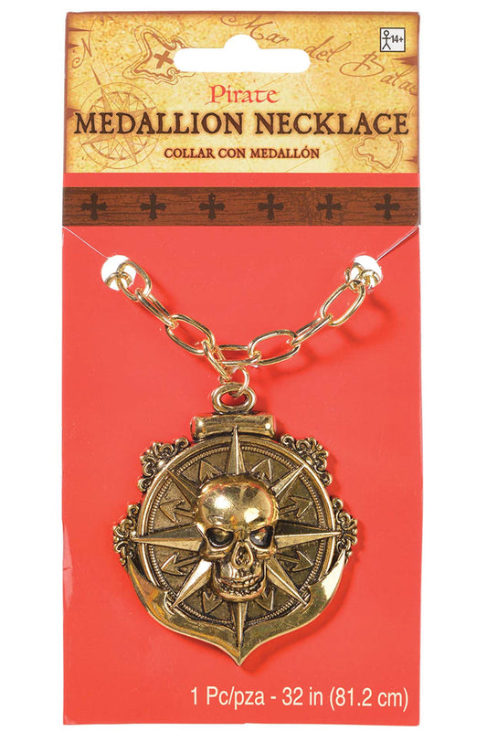 Pirate Medallion Necklace