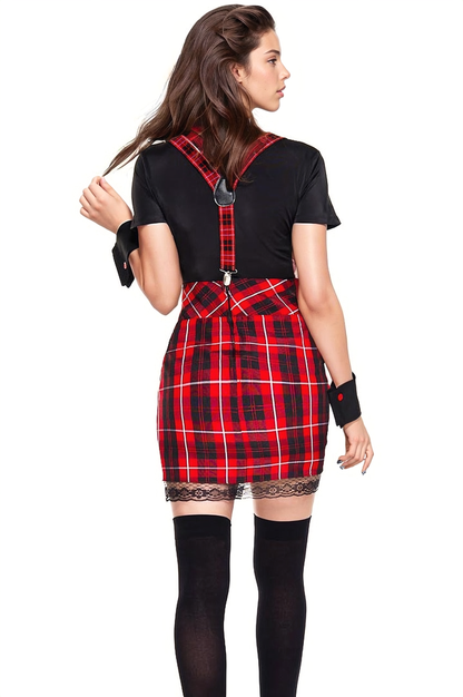 Red Frisky Schoolgirl Costume