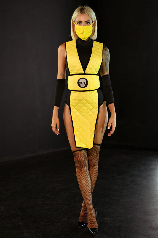Yellow Scorpion Mortal Kombat costume