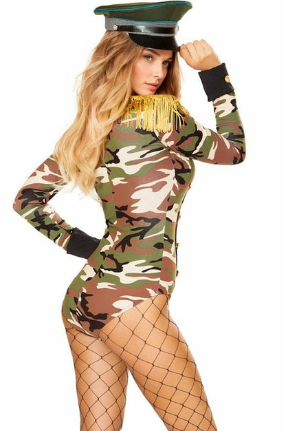 Bossy Army Girl Costume
