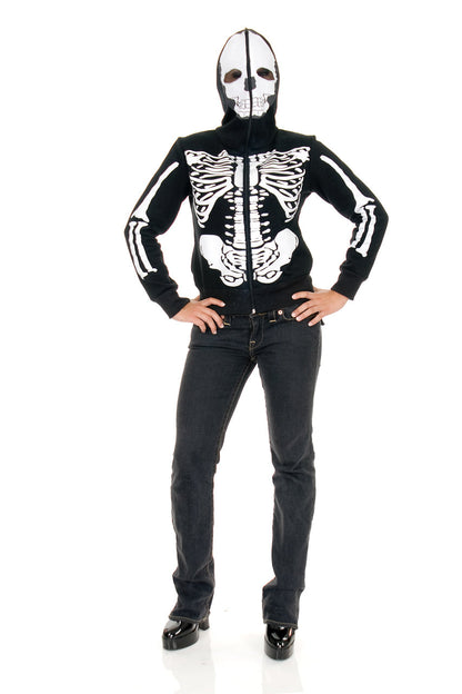 Hooded Skeleton Sweatshirt