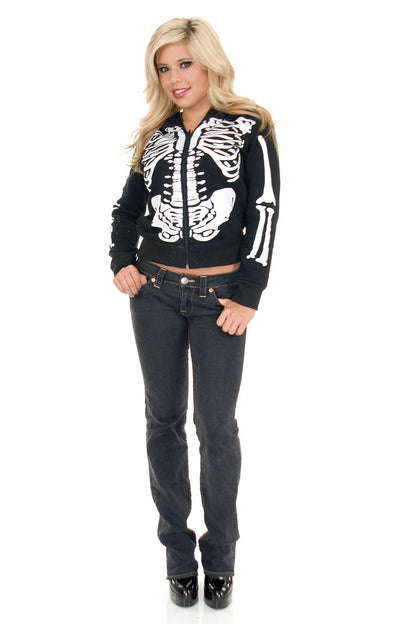 Hooded Skeleton Sweatshirt