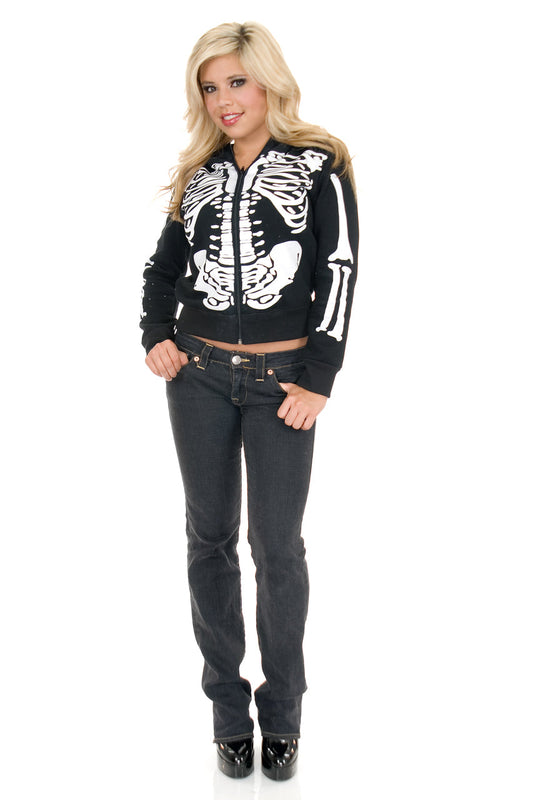 Hooded Skeleton Sweatshirt