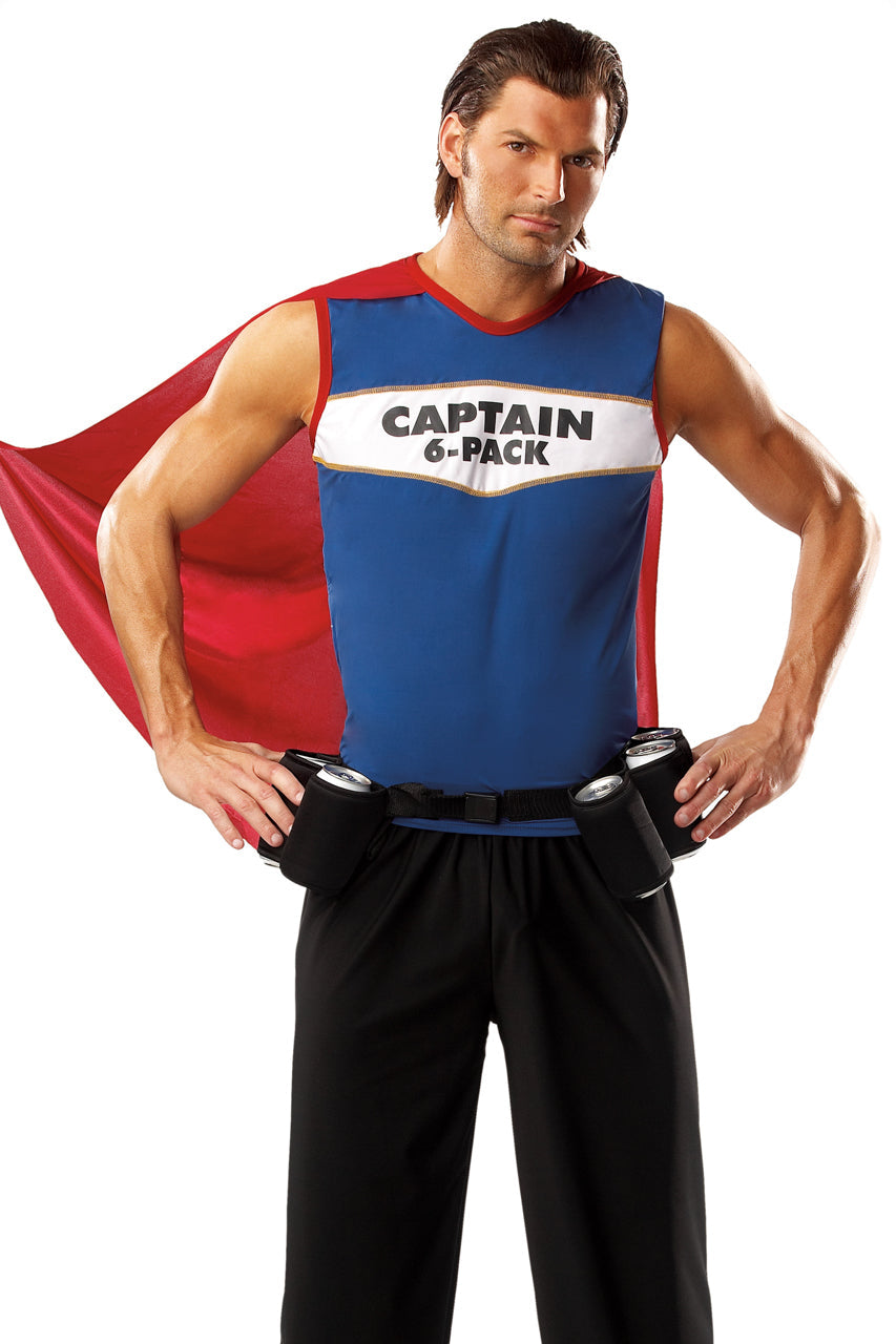 Men's Captain 6-Pack Costume