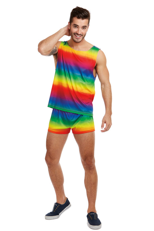 Men's Rainbow Costume