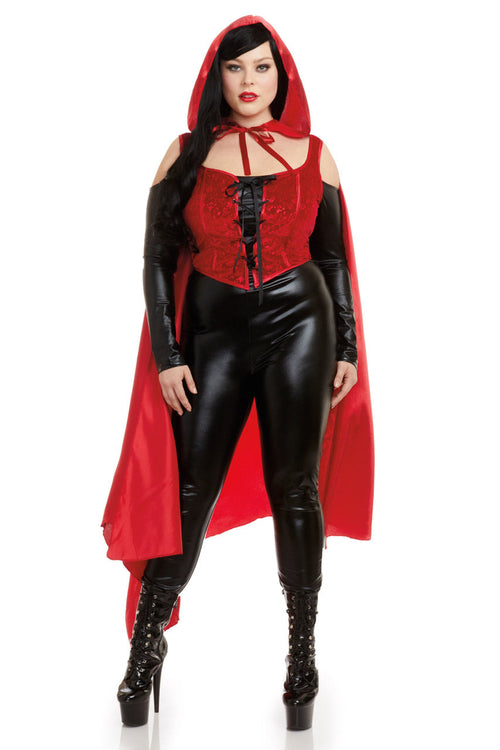 Plus Size Seductive Red Costume