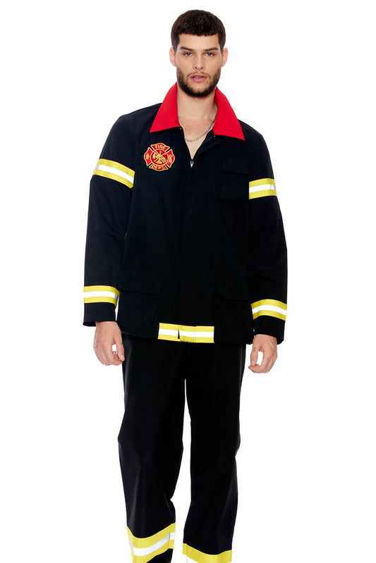 Where's The Fire Men's Firefighter Costume