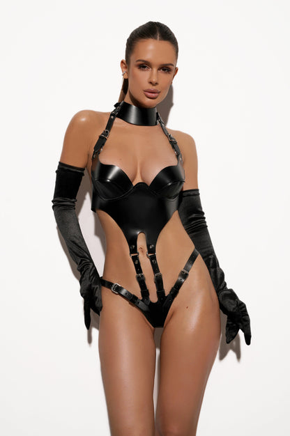 Gothyx® Leather Body "Melanie"