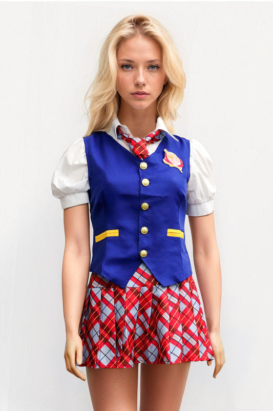 Cartoon School Girl Barbie Costume