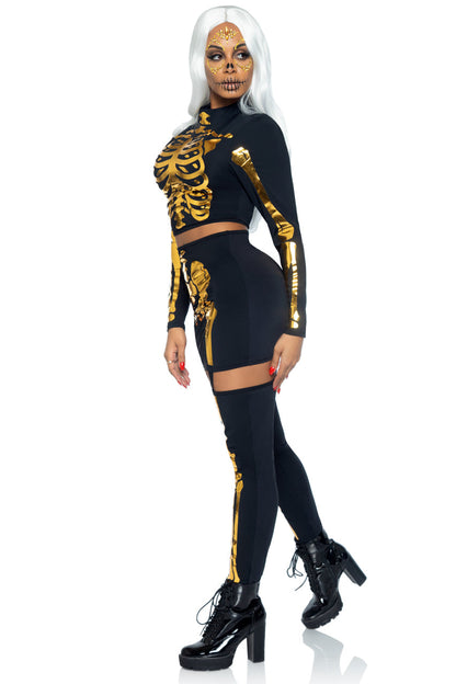 Golden Skeleton Costume