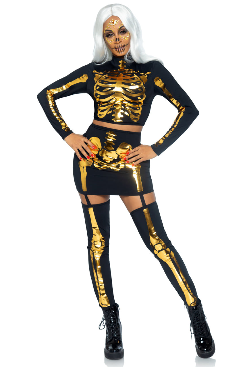 Golden Skeleton Costume