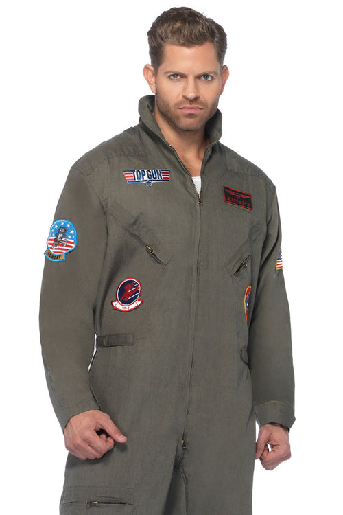 Top Gun Men's Flight Suit Costume