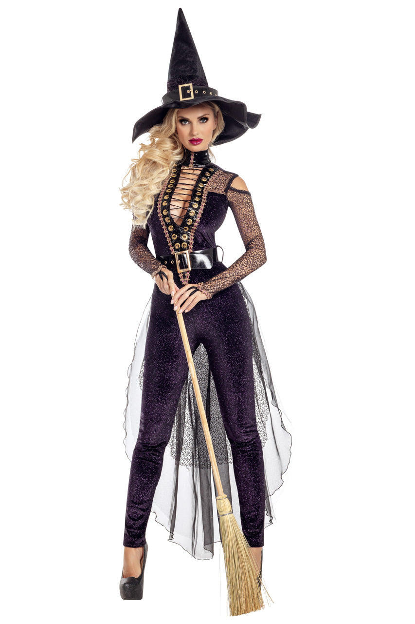 Midnight Violet Witch Costume