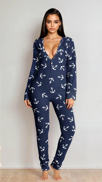 Sexy Open Back Long Johns