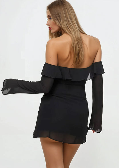 Bell Sleeve Mini Dress