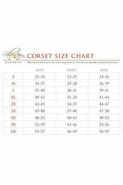 Multi Pink Sequin Curvy Cut Waist Cincher Corset