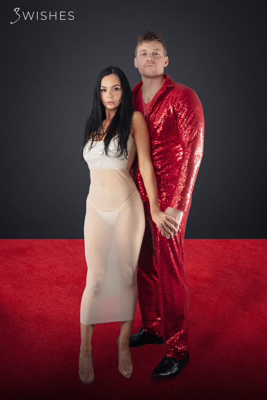 Red Sequin Men’s Suit