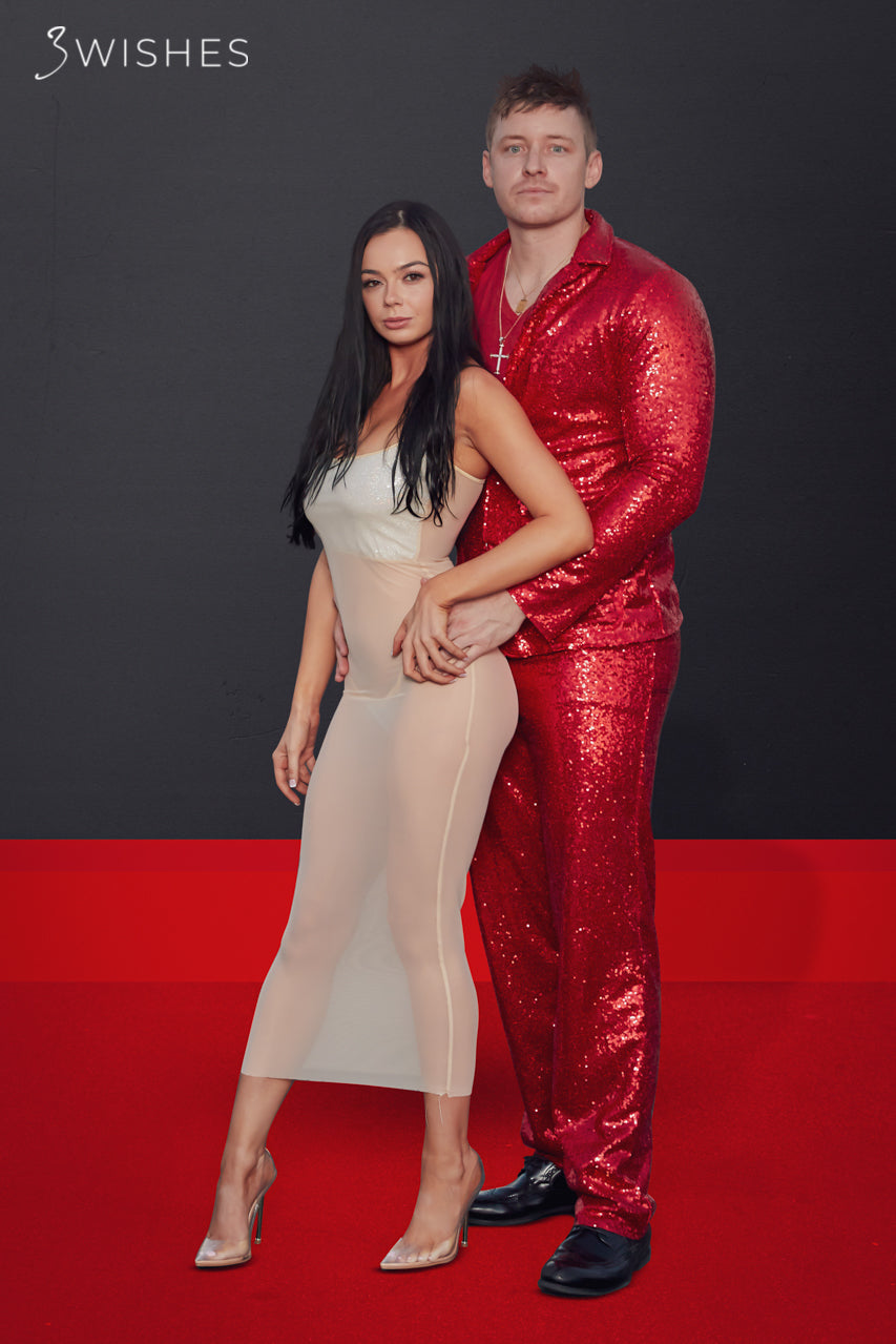 Red Sequin Men’s Suit