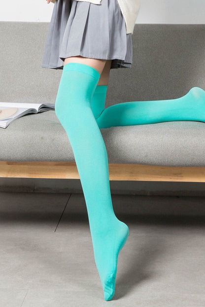 Basic Opaque Thigh Highs