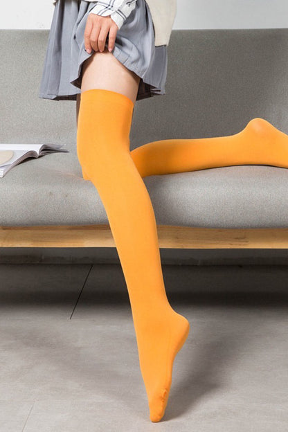 Basic Opaque Thigh Highs