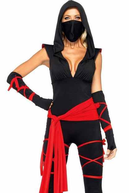 Deadly Ninja Costume with Face Mask