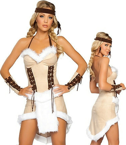 Snow Warrior Maiden Halloween Costume