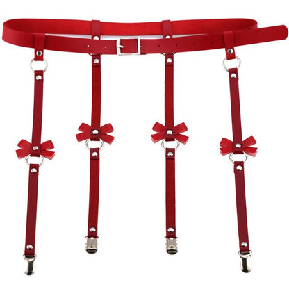 Gothyx® Bow Leather Garter