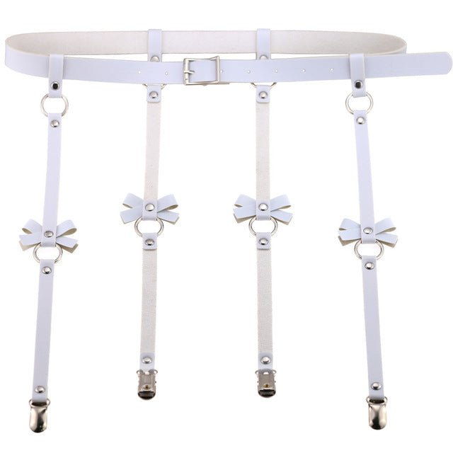 Gothyx® Bow Leather Garter