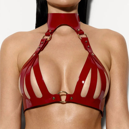 Boldessa®  Faux Leather Lingerie Set